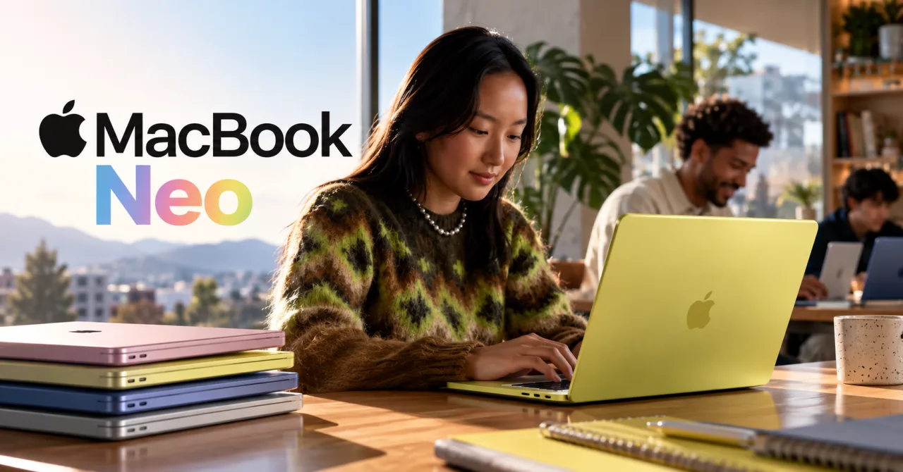 Apple MacBook Neo (official image)